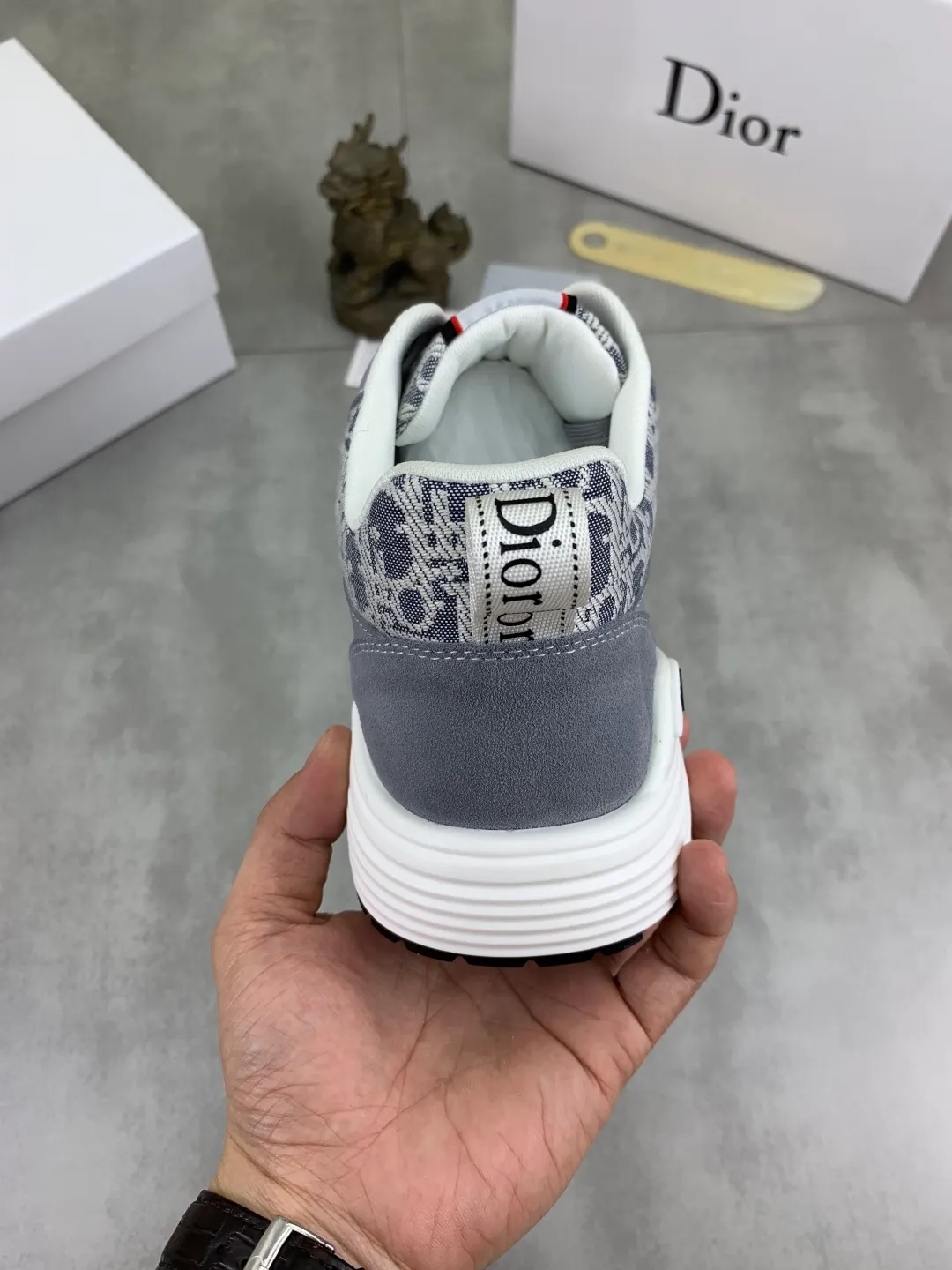 Men's Men's Shoes💰P420💰[New Style]🆘[Dior] 2025 Dior Original Lace-up Low-top Men's Shoes Classic casual shoes 🔥This model is the official classic model, with high quality and made by famous original designers. It is made of high-quality cowhide with original materials➕Comfortable and breathable mesh lining➕Pigskin insole. The perfect last shape and generous and fashionable design have attracted many consumers. Suitable for drivers to drive🚗. What you want is the highest quality in the market. Color: 3️⃣Color code number: 38--44 (45 customized)